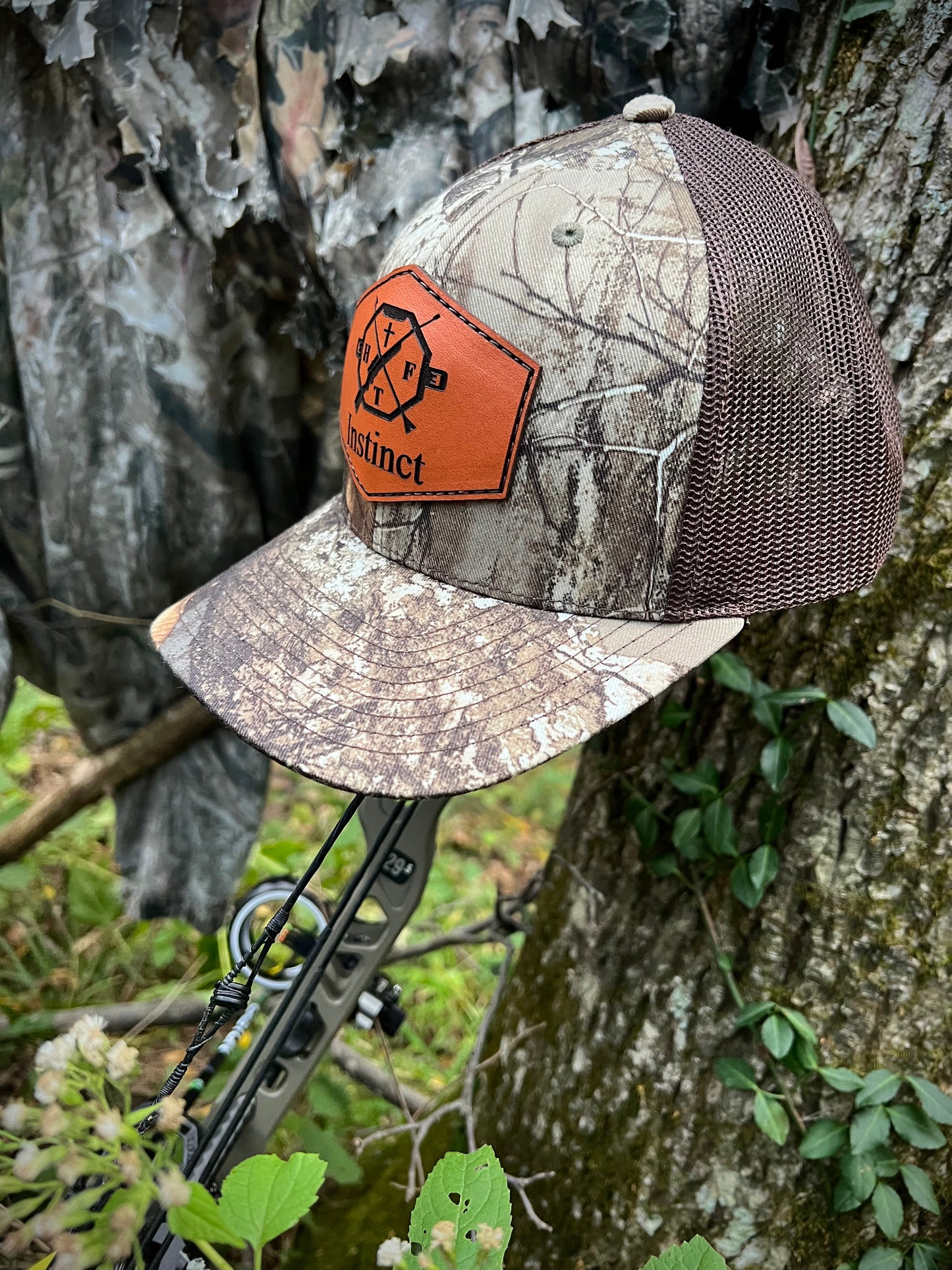 InstinctX Leather Patch Hat