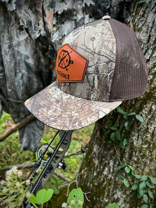 InstinctX Leather Patch Hat