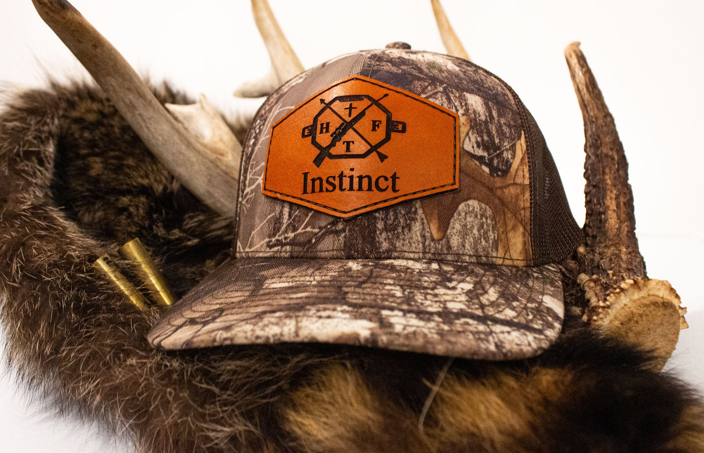 InstinctX Leather Patch Hat